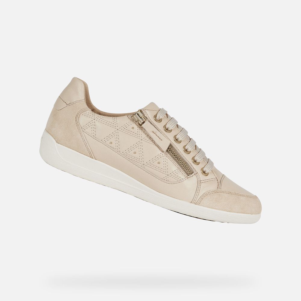 Basket Geox Myria - Beige - Femme 658324-TCA